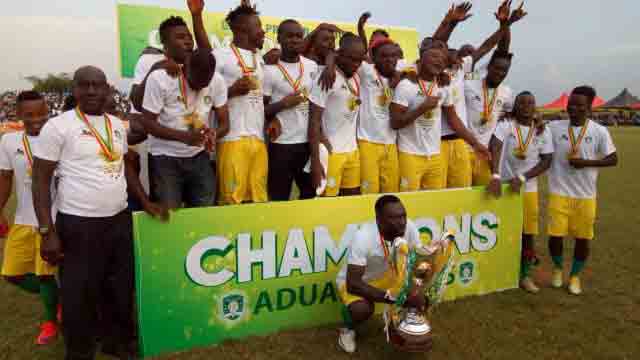 Aduana celebrates second Ghana Premier League title glory