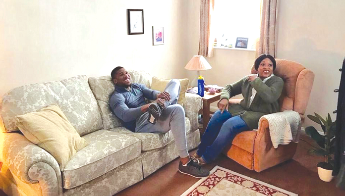 Despite earning £30m from his last two fights, the boxer still lives with his mother in her council flat.