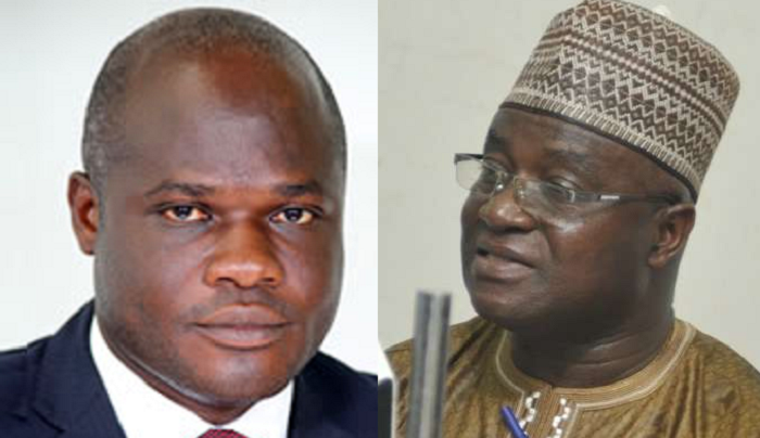 Deputy Minority Chief Whip in Parliament, Ahmed Ibrahim (left) and Majority Leader, Osei-Kyei Mensah-Bonsu