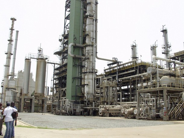 Part of the Tema Oil Refinery