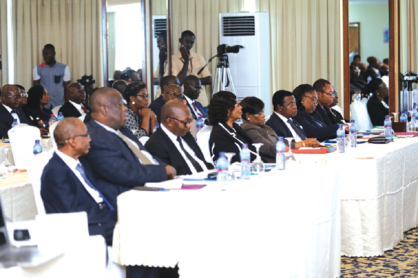 Some of the magistrates and judges in the conference