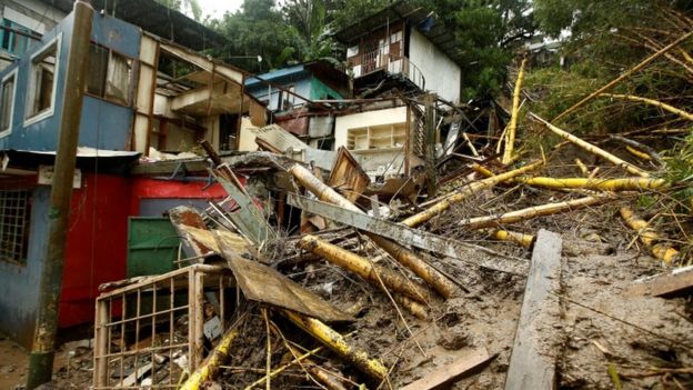  Some 5,000 people are sleeping in temporary shelters in Costa Rica 