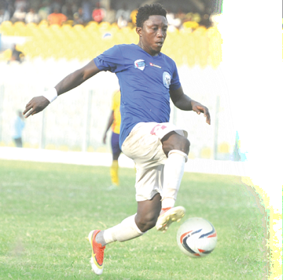 Godfred Saka: Wins his first league title as  Aduana captain