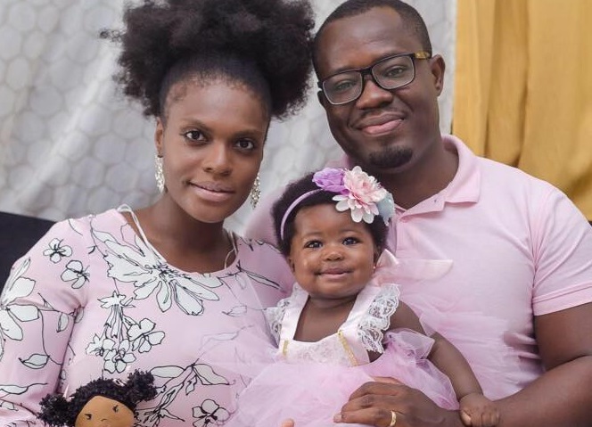 Giovanni Caleb with his adorable daughter, Zamora