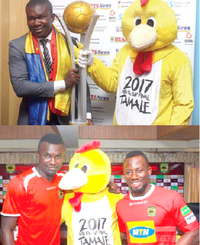 Hearts, Kotoko receive MTN FA Cup, mascot