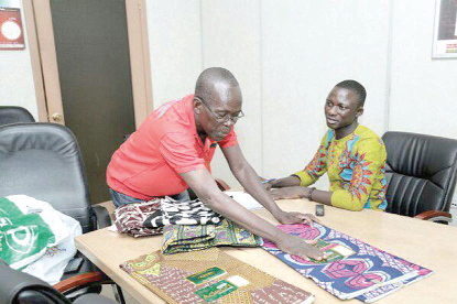 FLASHBACK:  Abraham Koomson, General Secretary of TGLEU, explaining a point to Daily Graphic reporter Timothy Ngnenbe