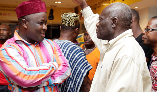 Osmo Kwame Addo (left) will be at the festival with King Ampaw (right)
