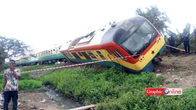 Train derails at Abeka (PHOTOS)