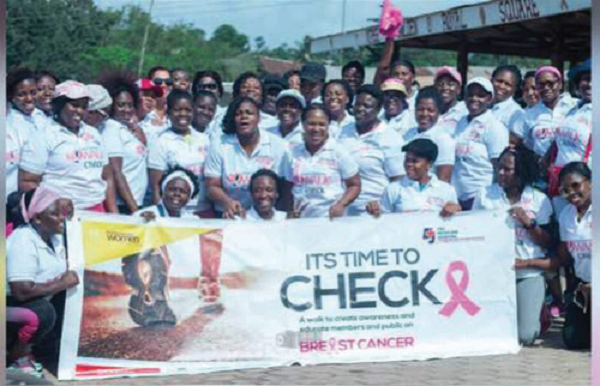 Members of Phenomenal Women Social Club (PWSC) after the walk