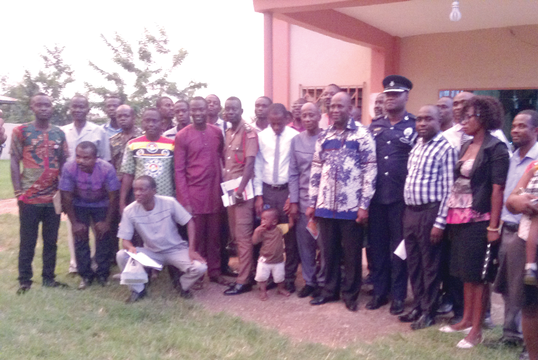  Mr Ntim and the heads of Department of the Offinso North District