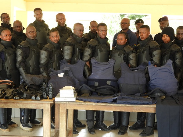 Ghana Police receive 23 bulletproof vests from American counterparts