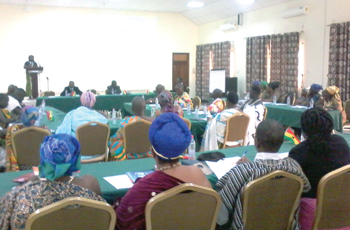  Participants being schooled on development 