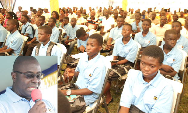 Mr Asmah (INSET), addressing the gathering