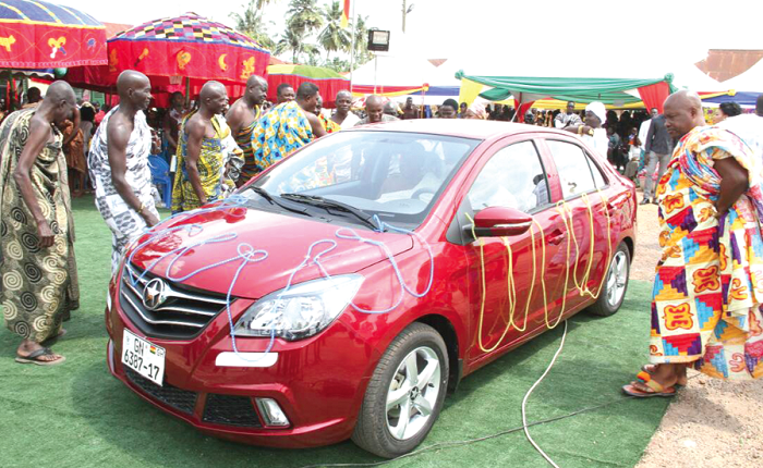 Local auto maker Kantanka has ventured into saloon car production with a debut  model named Kantanka Amoanimaa