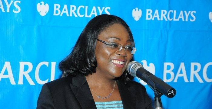 Mrs Patience Akyianu, Managing Director, Barclays Bank Ghana Limited
