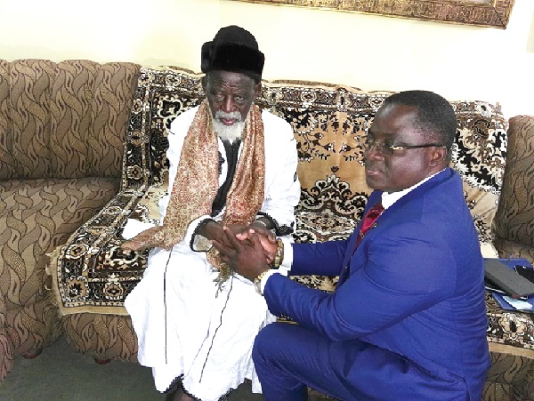 GOC boss meets Chief Imam - Over Islamic Games in 2021