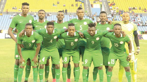 The Nigeria team to face Benin today
