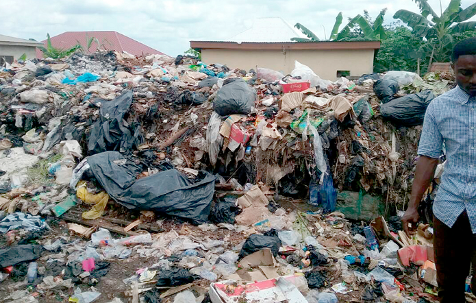 The heap of refuse at Pakyi No. 2