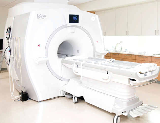 The MRI equipment helps with early diagnosis