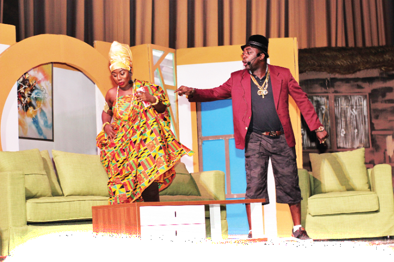 Ekow Smith-Asante (right) and Samira Suhyini have key roles in the play