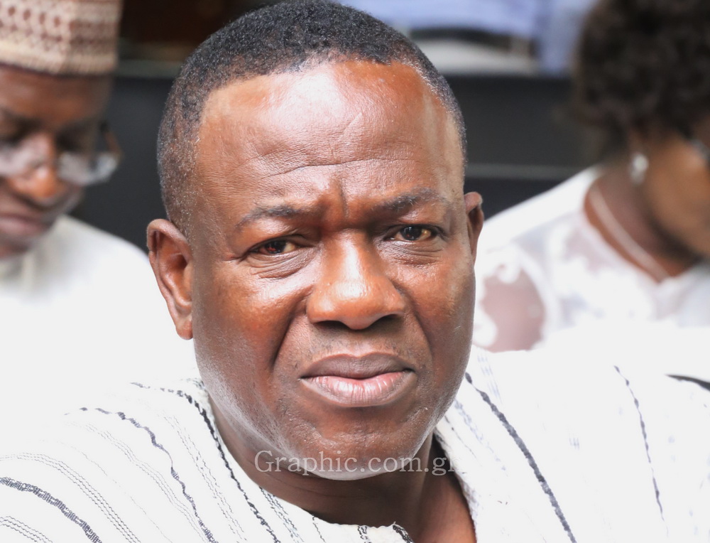 Mr Samuel Kofi Ahiave Dzamesi — the Minister of Chieftaincy and Religious Affairs 