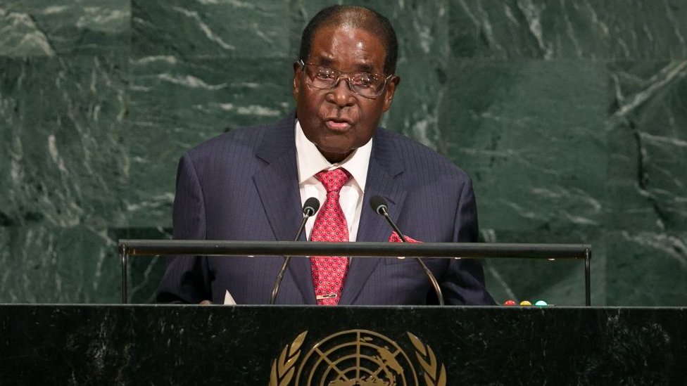 Mugabe slams Trump at UN