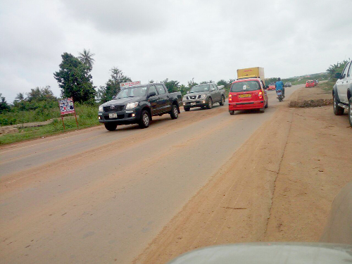  A speed humps at Eguase in the Central Region