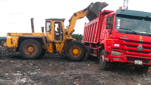 •Evacuation of waste at the Bawaleshie dumpsite is ongoing