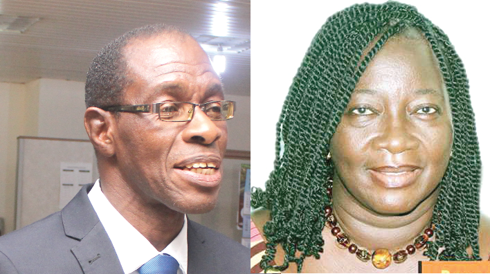 Mr Johnnie Aryeetey  — Aspiring President and Mrs Tina Aforo-Yeboah — Aspiring Vice-President
