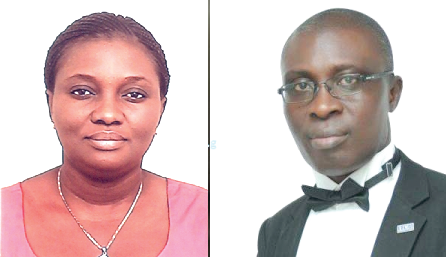 Mrs Linda Asante-Adjei — Aspiring Vice-President and Mr Kofi Yeboah — Aspiring Gen. Secretary
