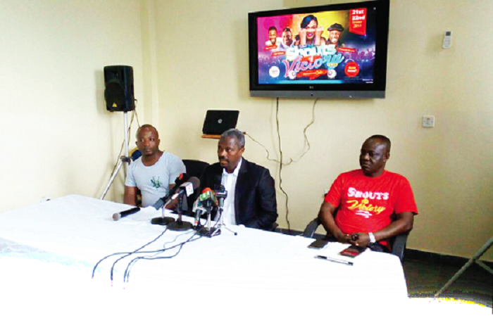 Pastor Ernest Omoleme, zonal pastor for Christ Embassy speaking at the event launch