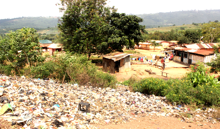The refuse dump in the community. Pictures: NII MARTEY M. BOTCHWAY