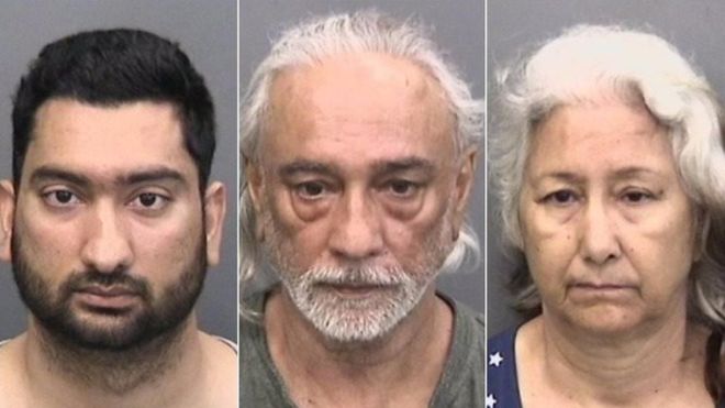  Devbir, Jasbir and Bhupinder Kalsi (left to right) have had their passports held 