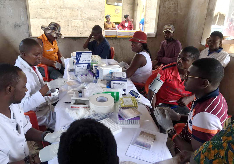  Rotary Club of Accra Labone holds health screening for Woarabeba residents