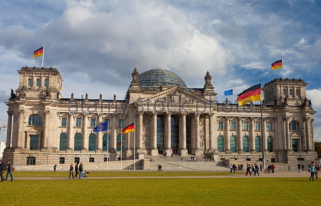 Reichstag German Parliament Building, Berlin, Germany