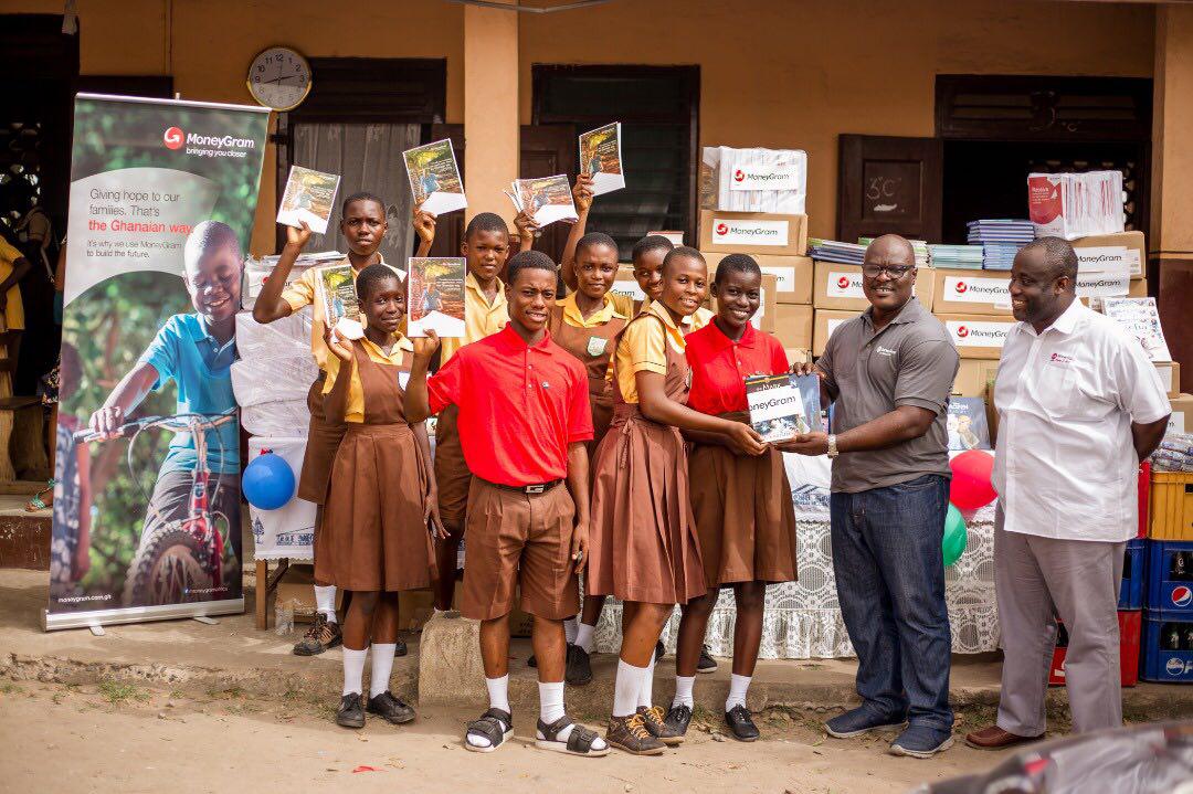 Osu Home school receives books from MoneyGram