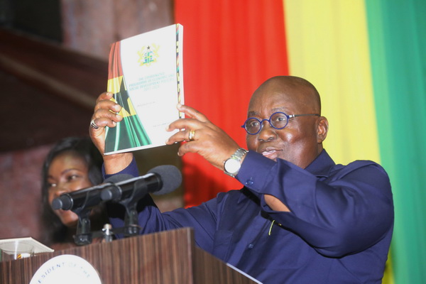 President Akufo-Addo launching the Coordinated Programme of Economic and Social Development Policies in Accra