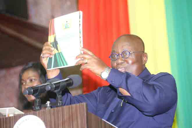 President Akufo-Addo launching the Coordinated Programme of Economic and Social Development Policies in Accra