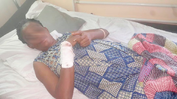 Miss Elorm Dabla — Recovering at the hospital