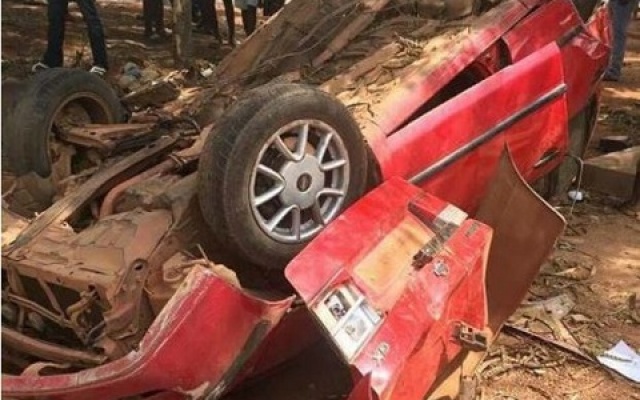 Cop, daughter die in crash at Suhum Amanease