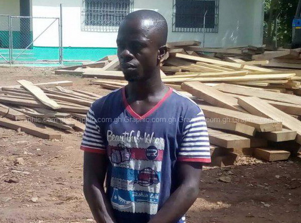 The suspect, Dennis Marfo Ofosuhene