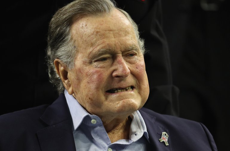 Former US President George H.W. Bush