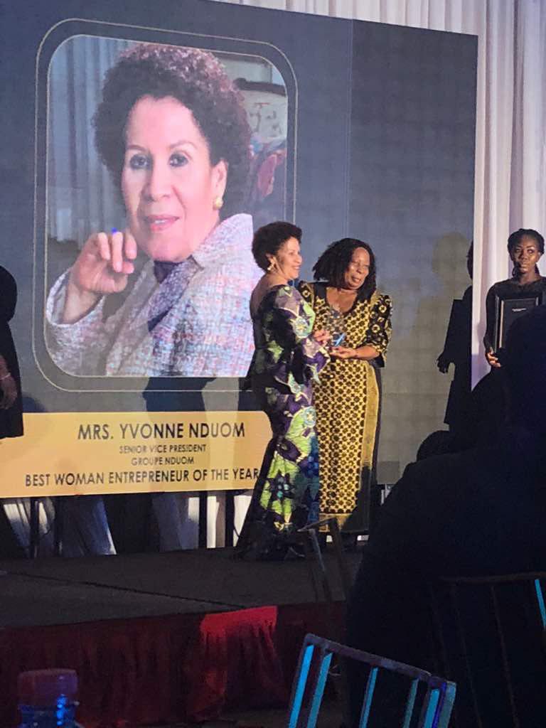 Yvonne Nduom honoured by Entrepreneurs Foundation