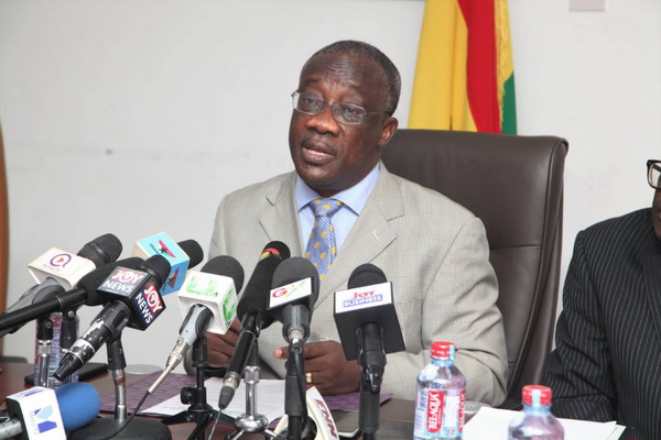 Mr Emmanuel Kofi Nti, Commissioner-General  of GRA briefing jMr Emmanuel Kofi Nti, Commissioner-General  of GRAournalists in Accra