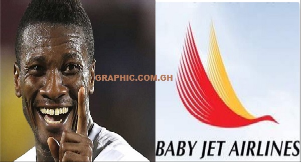 Asamoah Gyan's BabyJet Airlines