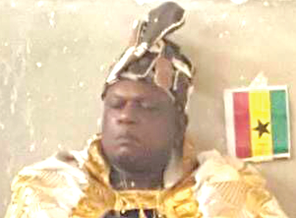 Kpembewura Banbange Ndafaso IV, the Paramount chief of the Kpembe Traditional Area