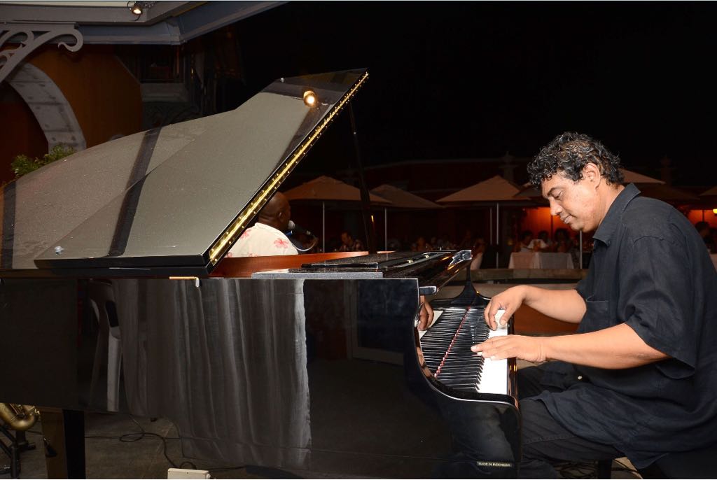 The master-pianist, Dean Nookadu