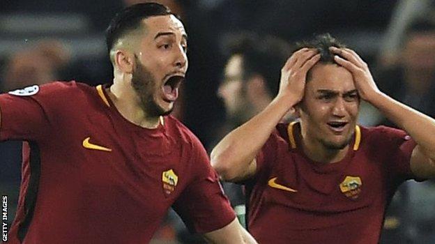 VIDEO: Roma stun Barca 3-0 to progress in UCL