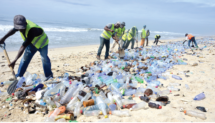 Students in plastic recovery initiative good