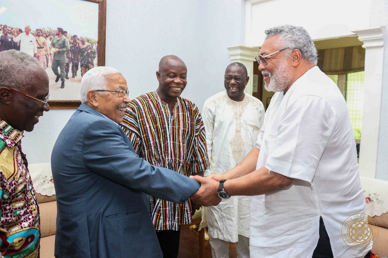 Former President Jerry John Rawlings and former President of Cape Verde, Pedro de Verona Rodrigues Pires.